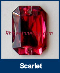 Swarovski Emerald Cut Scarlet 3252